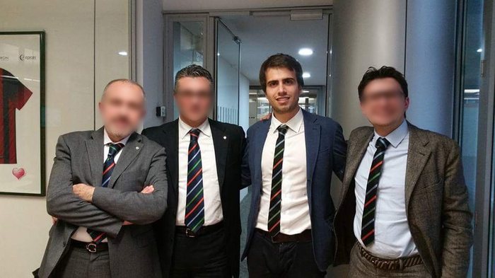 Filippo Cassi il giorno della promozione a Responsabile di Agenzia Tecnocasa